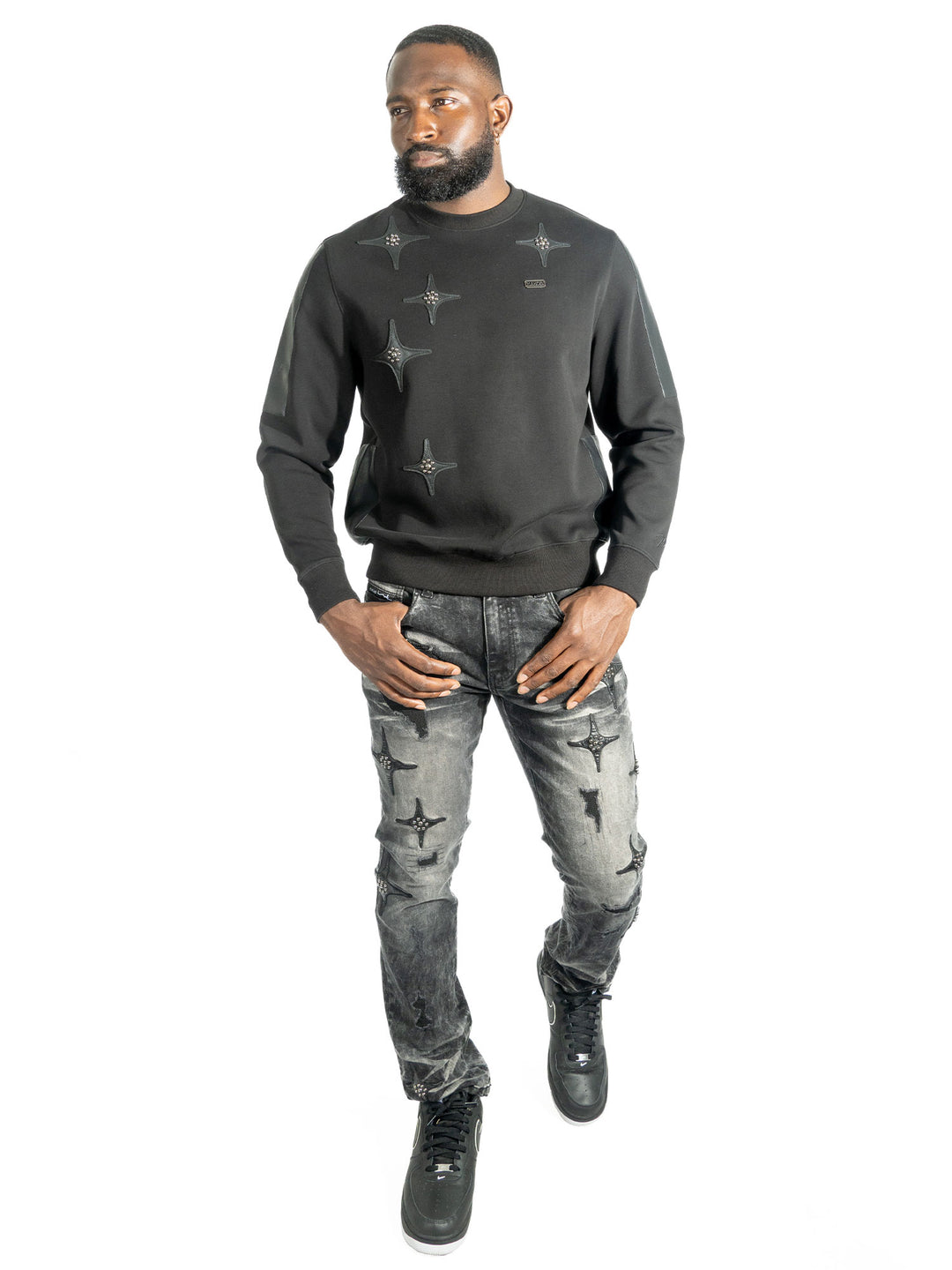 Sweatshirt | M4118 Bottega Crewneck - Black