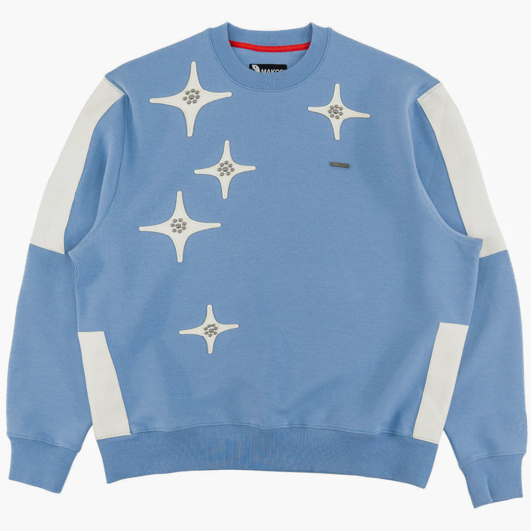 Sweatshirt | M4118 Bottega Crewneck - Blue