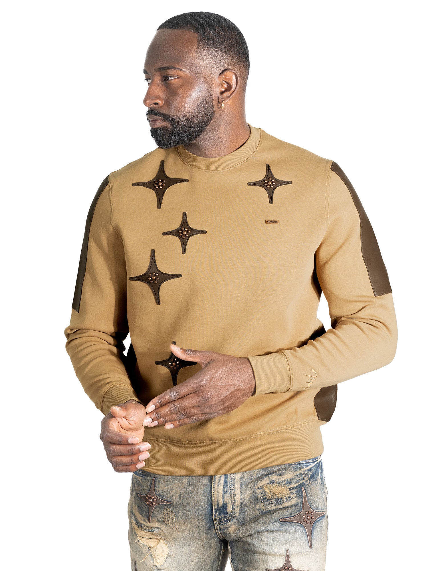 M4118 Bottega Crewneck - Mocha