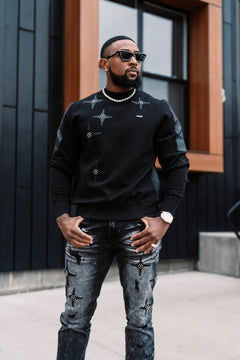M4118 Bottega Crewneck - Black