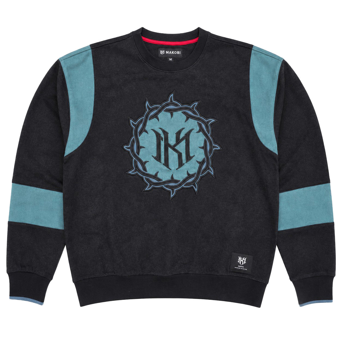 M4138 Prestige MK Crewneck - Black-Teal