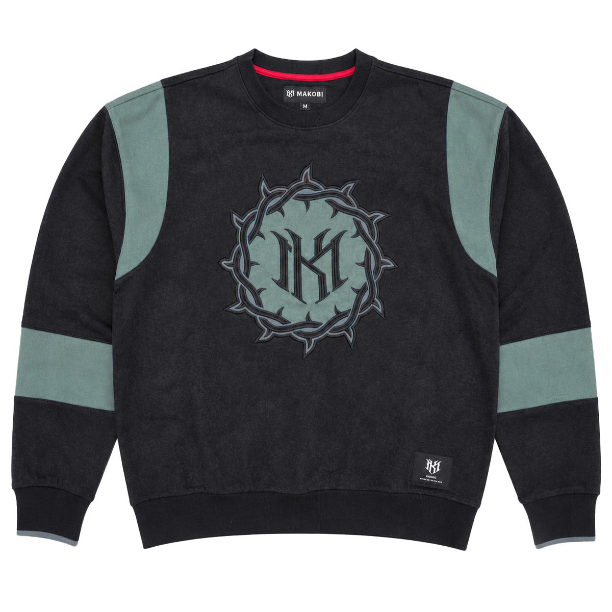 M4138 Prestige MK Crewneck - Black-Teal