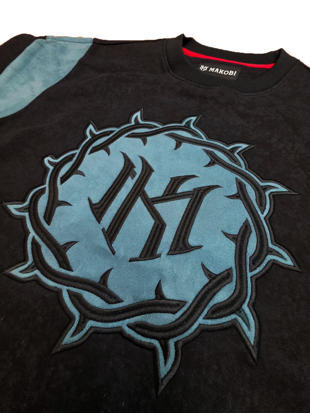 M4138 Prestige MK Crewneck - Black-Teal