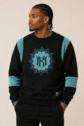 M4138 Prestige MK Crewneck - Black-Teal