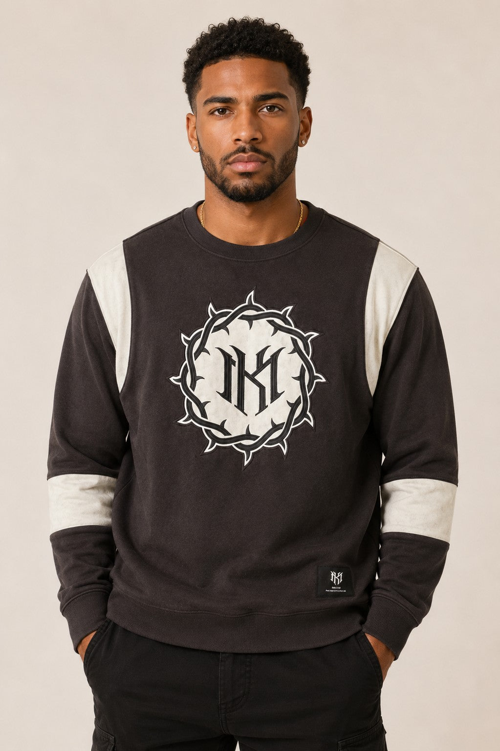 M4138 Prestige MK Crewneck - Brown