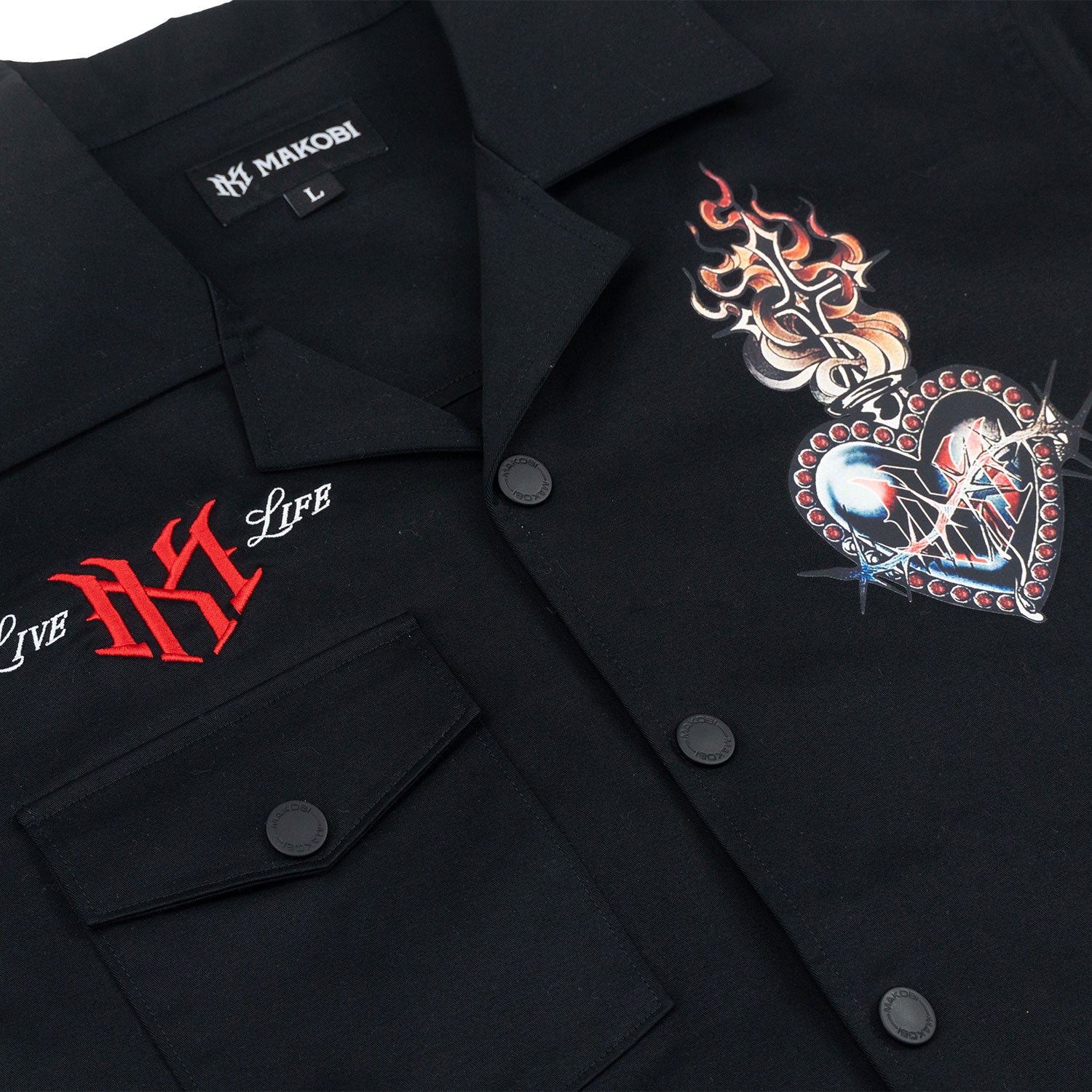 M414 Vivere Twill Short Set - Black