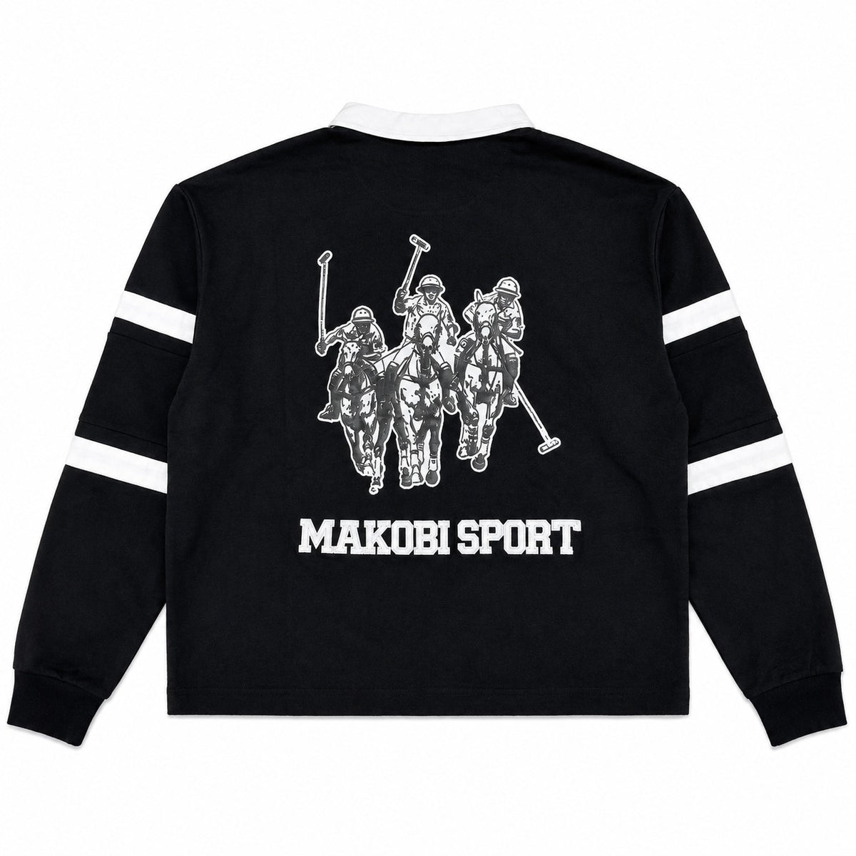 M415 Live Life Rugby Shirt - Black