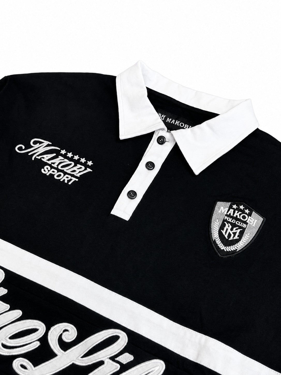 M415 Live Life Rugby Shirt - Black
