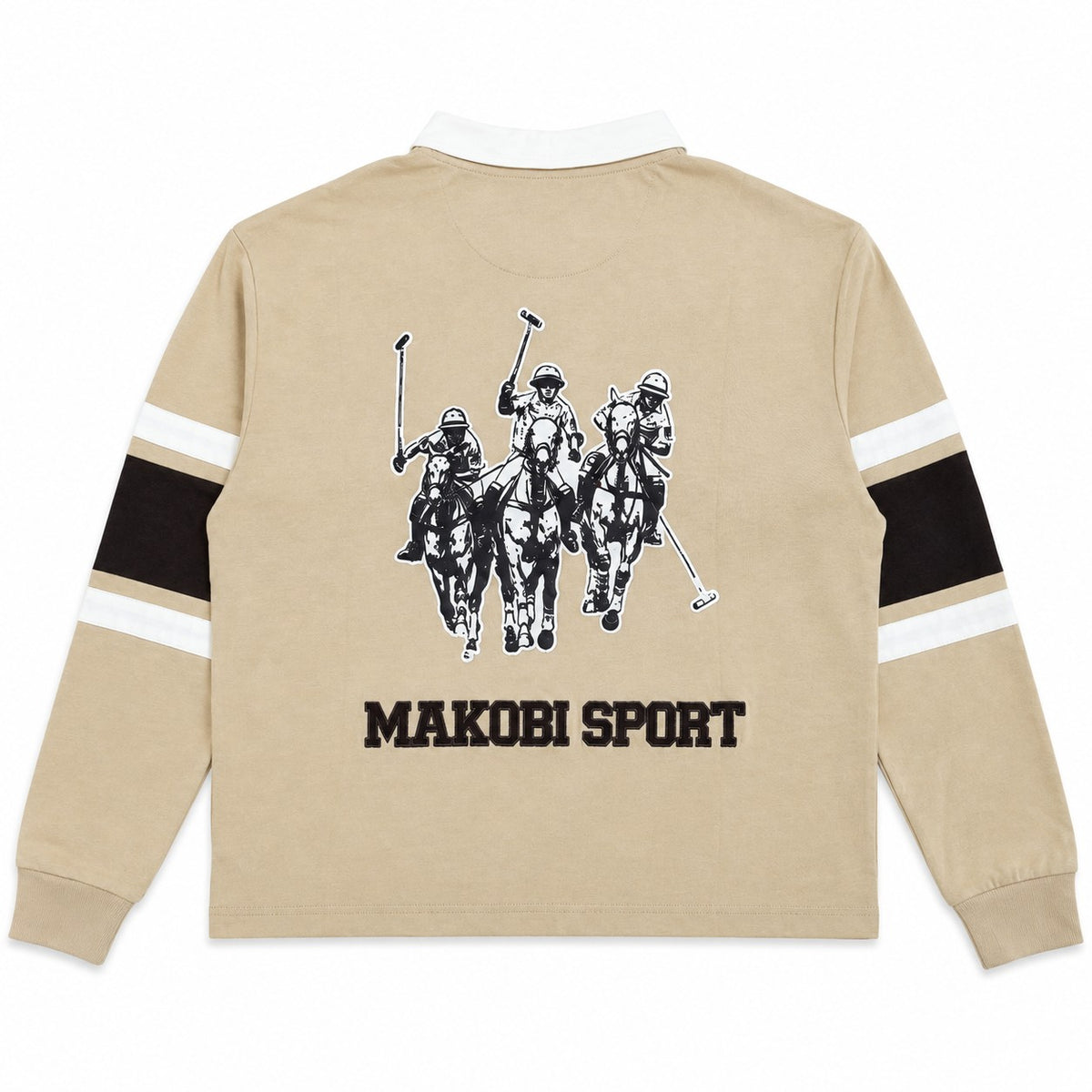 M415 Live Life Rugby Shirt - Khaki