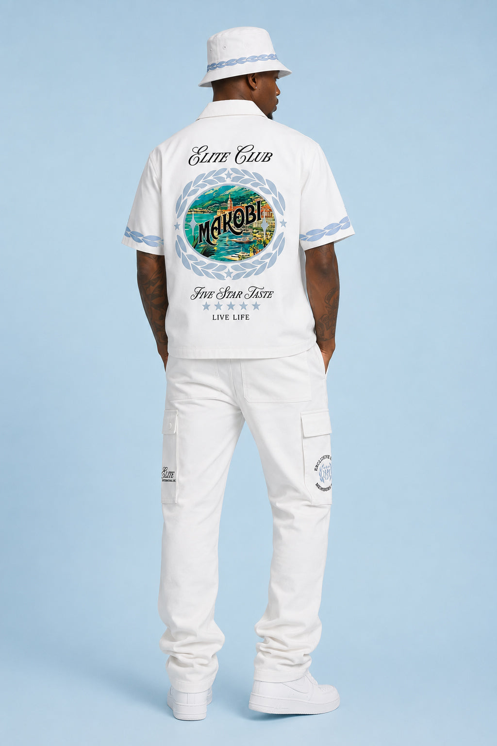 Elite Club Twill Set - White