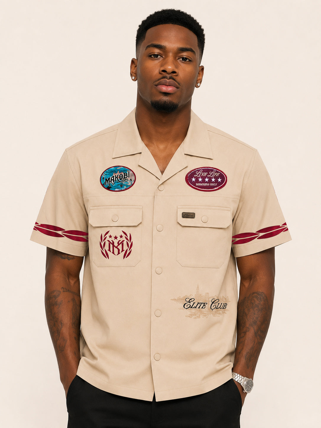 Elite Club Twill Set - Khaki
