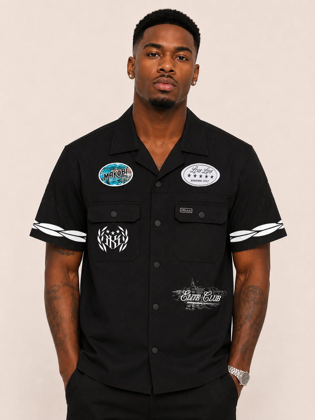 Elite Club Twill Set - Black