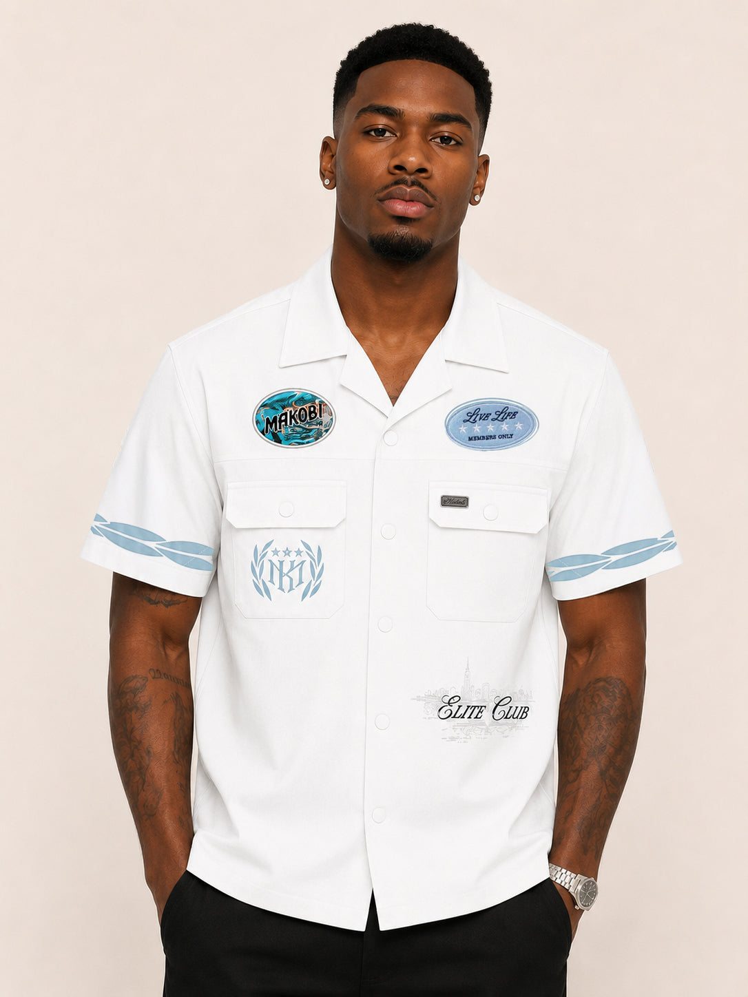 Elite Club Twill Set - White