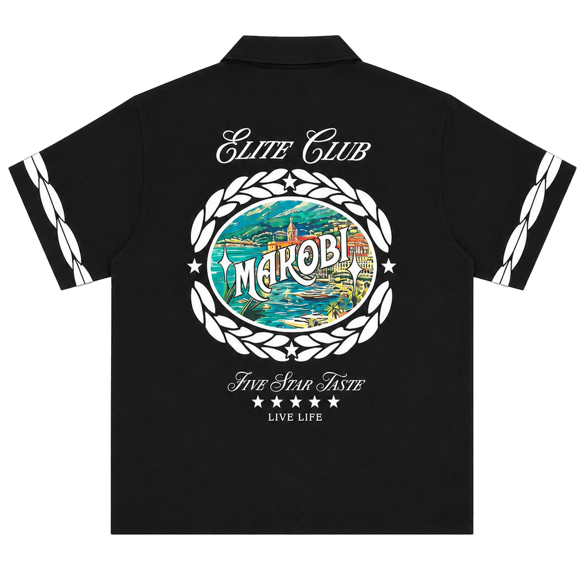 Elite Club Button Down Shirt - Black (Not Sold Separately - Add Elite Pants)
