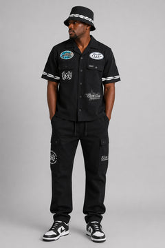 Elite Club Twill Set - Black