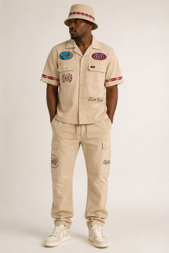 Elite Club Twill Set - Khaki