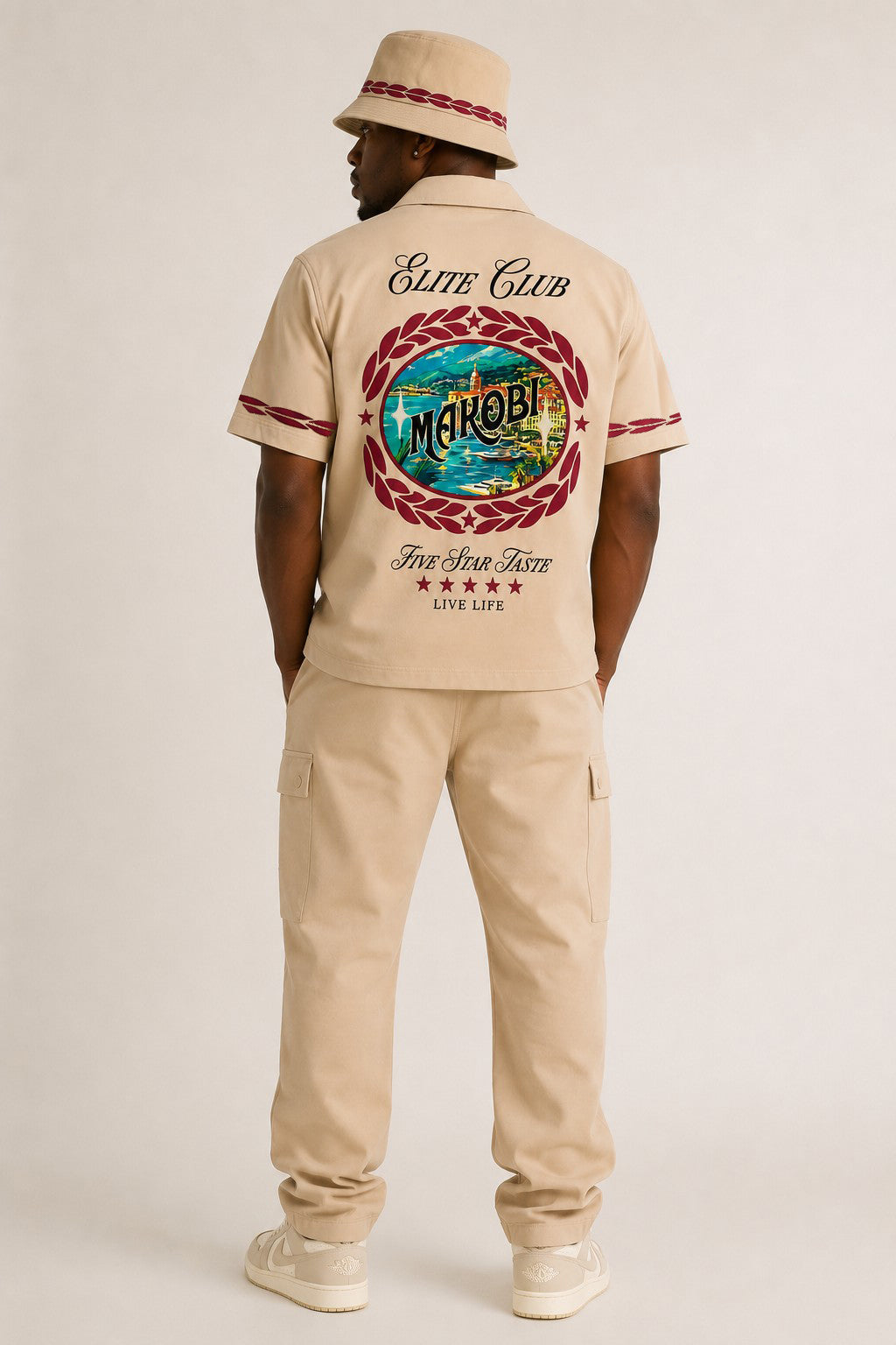 Elite Club Twill Set - Khaki