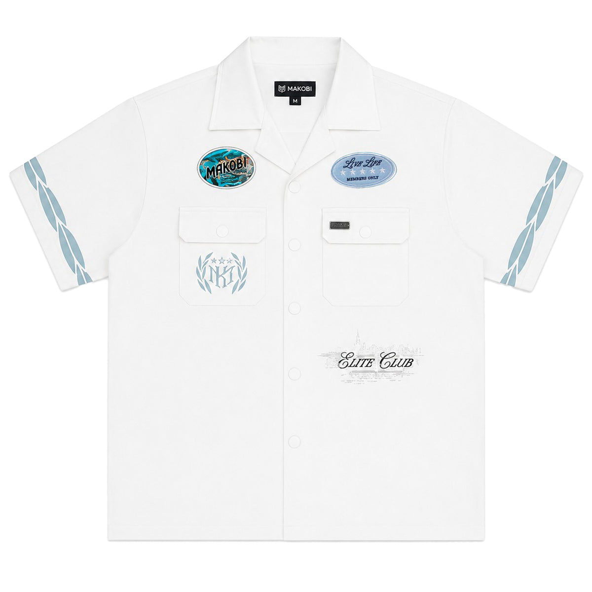 Elite Club Button Down Shirt - White (Not Sold Separately - Add Elite Pants)