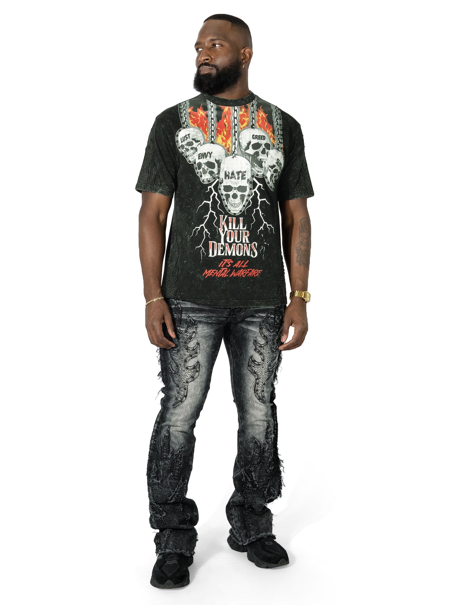 M1959 Tesoro Stacked Jeans - Black