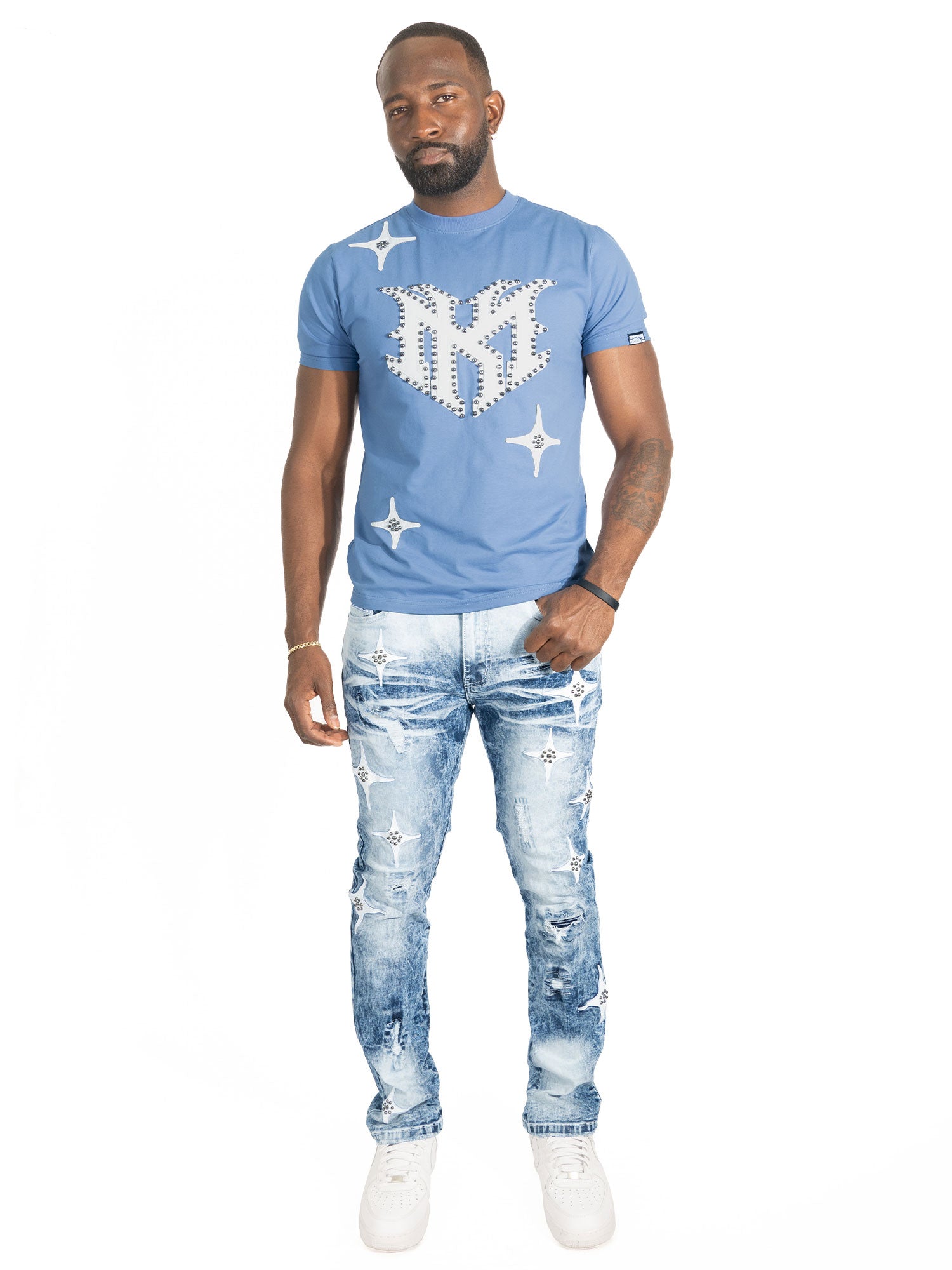 M418 Bottega T-shirt - Blue