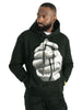 Fleece Hoodie | M4225 Rosario pull Over - Black