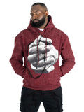 M4225 Rosario Pull Over Hoodie - Bugundy