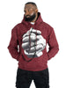 Fleece Hoodie | M4225 Rosario pull Over - Bugundy