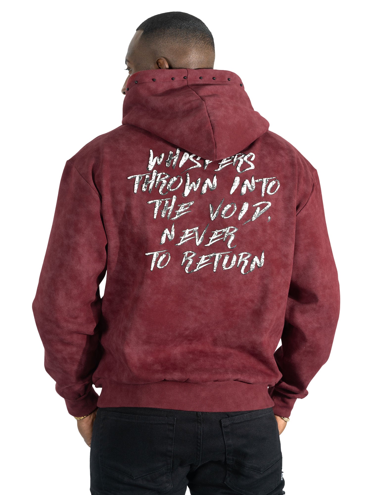 M4225 Rosario Pull Over Hoodie - Bugundy