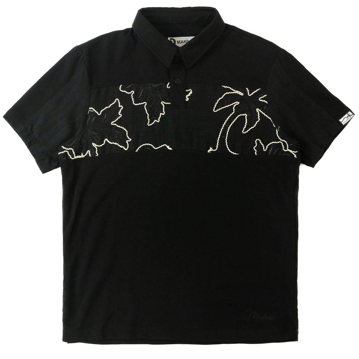 Makobi M422 Levonia Polo Shirt in Black, view 3