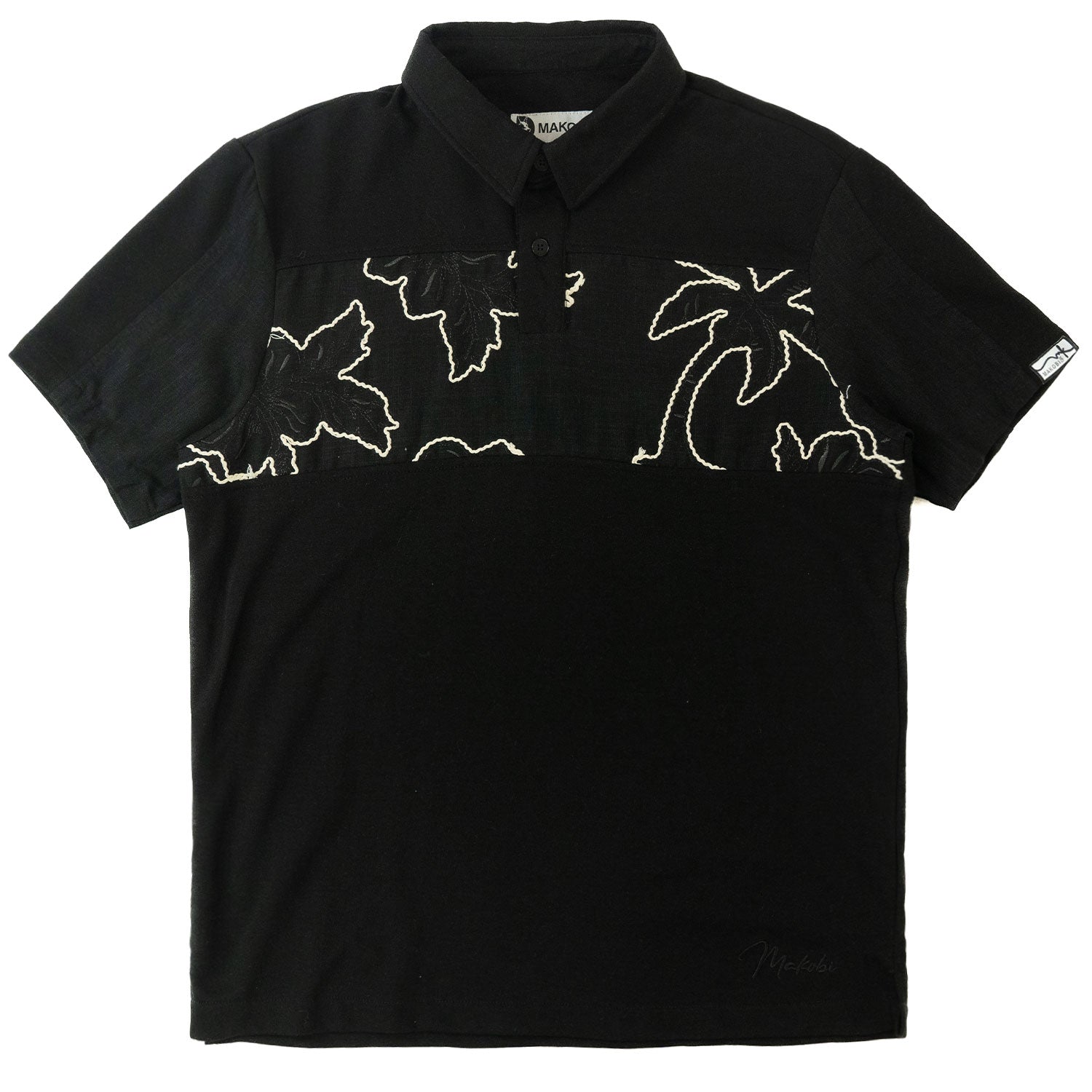 Makobi M422 Levonia Polo Shirt in Black, view 3