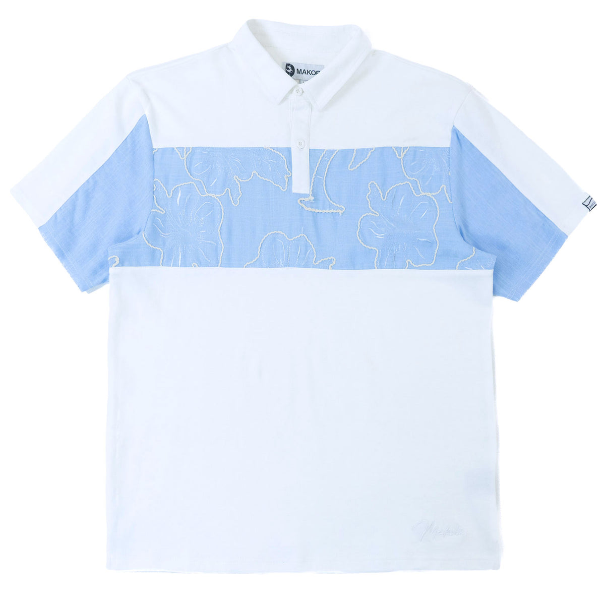 Makobi M422 Levonia Polo Shirt in Blue, view 3