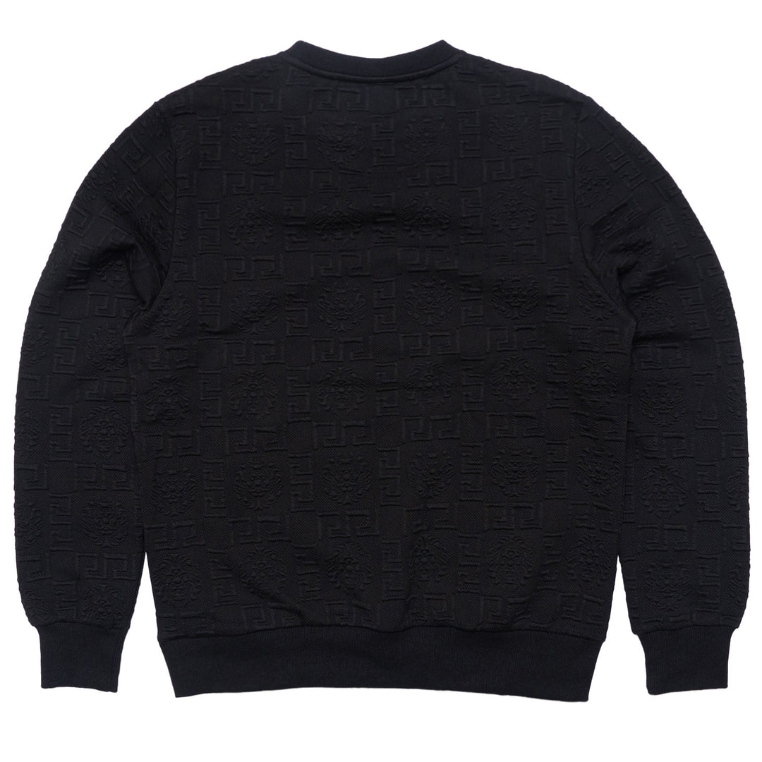 M4232 Bianchi Jacquard Crewneck Sweatshirt - Black
