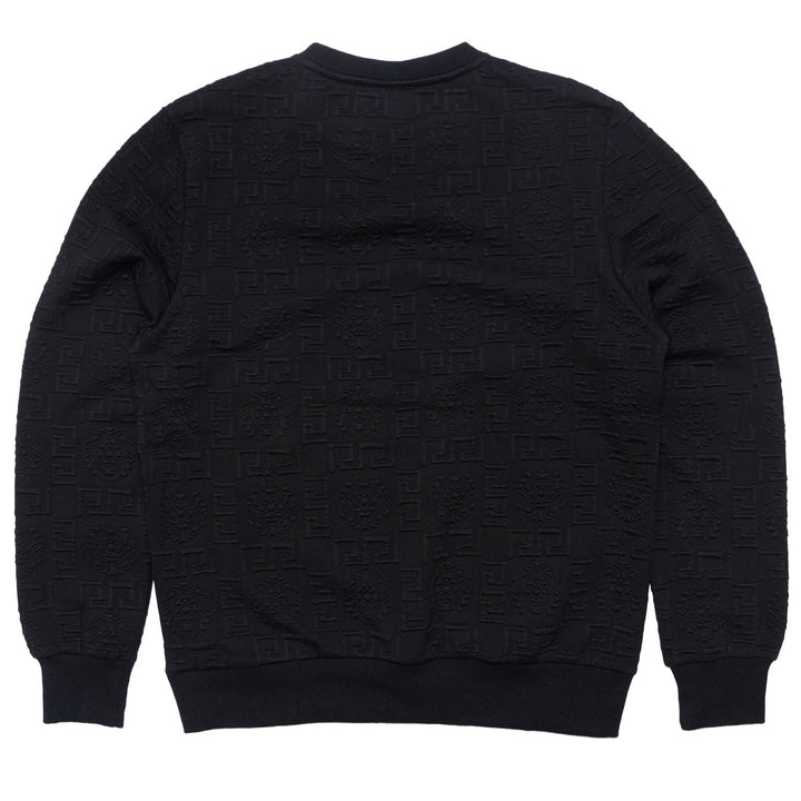 M4232 Bianchi Jacquard Crewneck Sweatshirt - Black