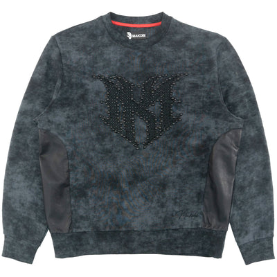 Sweatshirt | M4241 Lorenzino Crewneck - Black