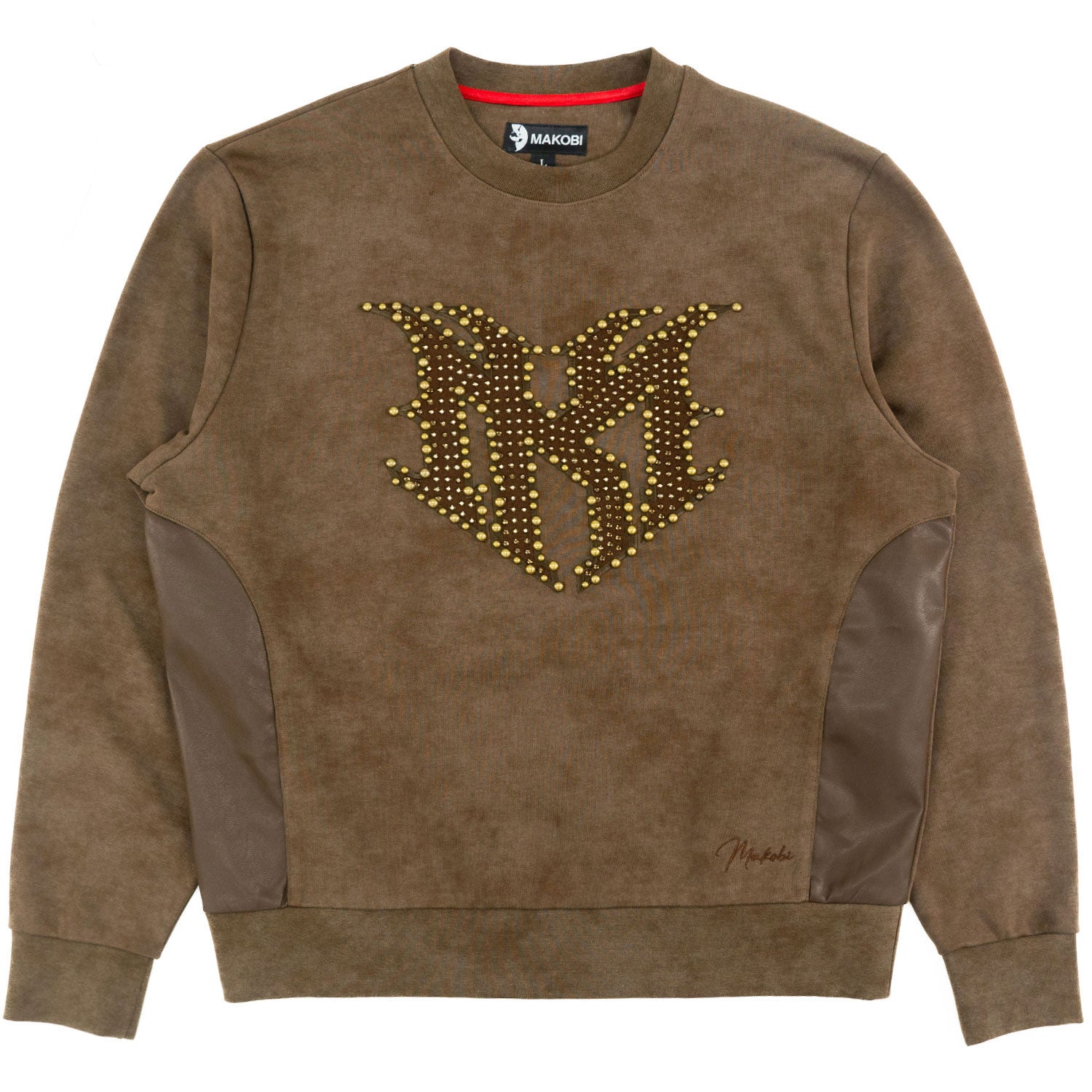 Sweatshirt | M4241 Lorenzino Crewneck - Brown
