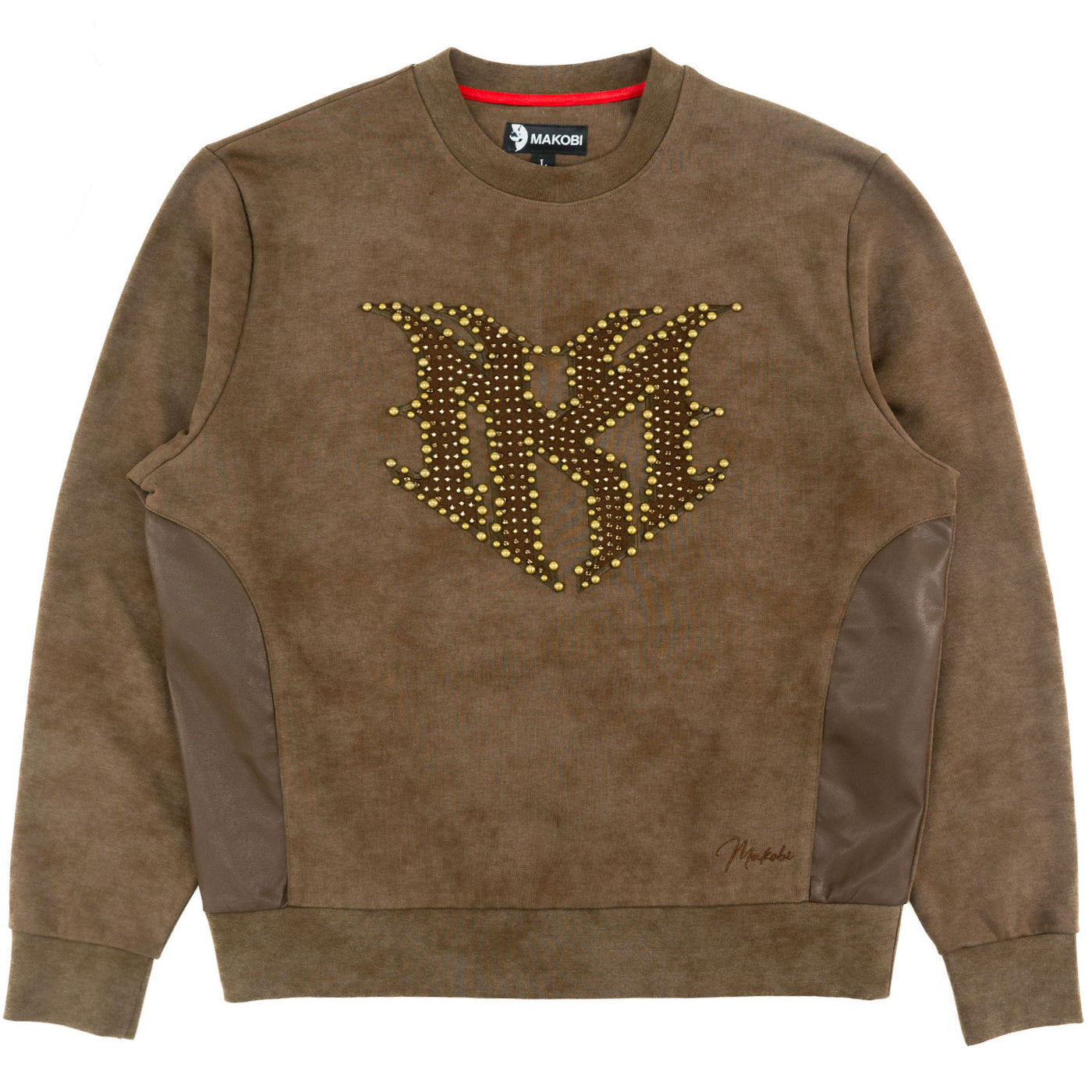 Sweatshirt | M4241 Lorenzino Crewneck - Brown