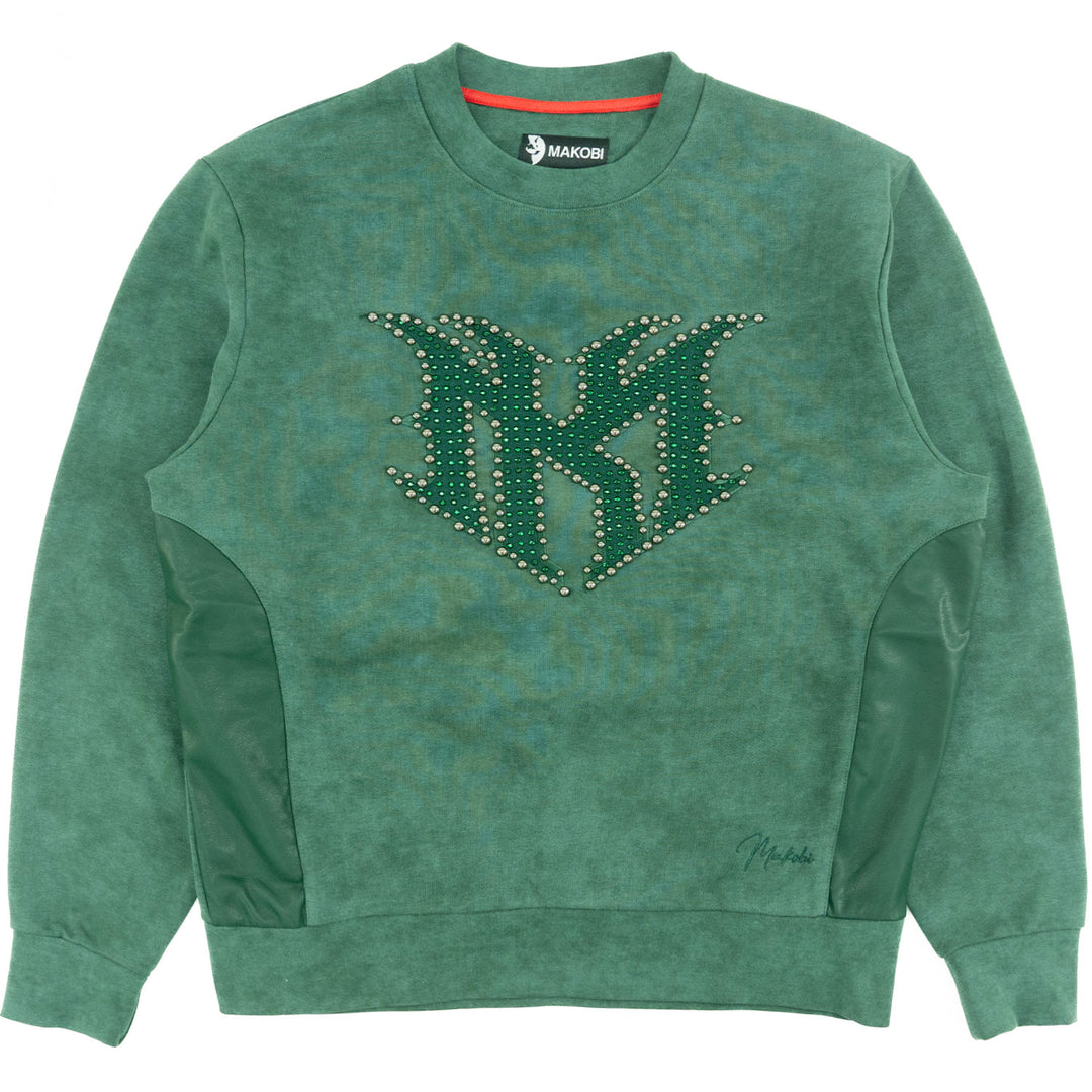 Sweatshirt | M4241 Lorenzino Crewneck - Green