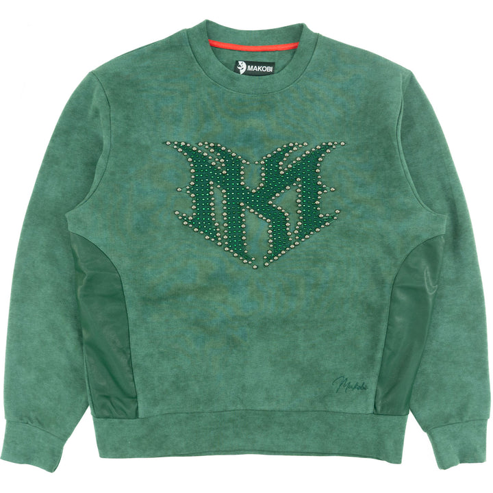 Sweatshirt | M4241 Lorenzino Crewneck - Green