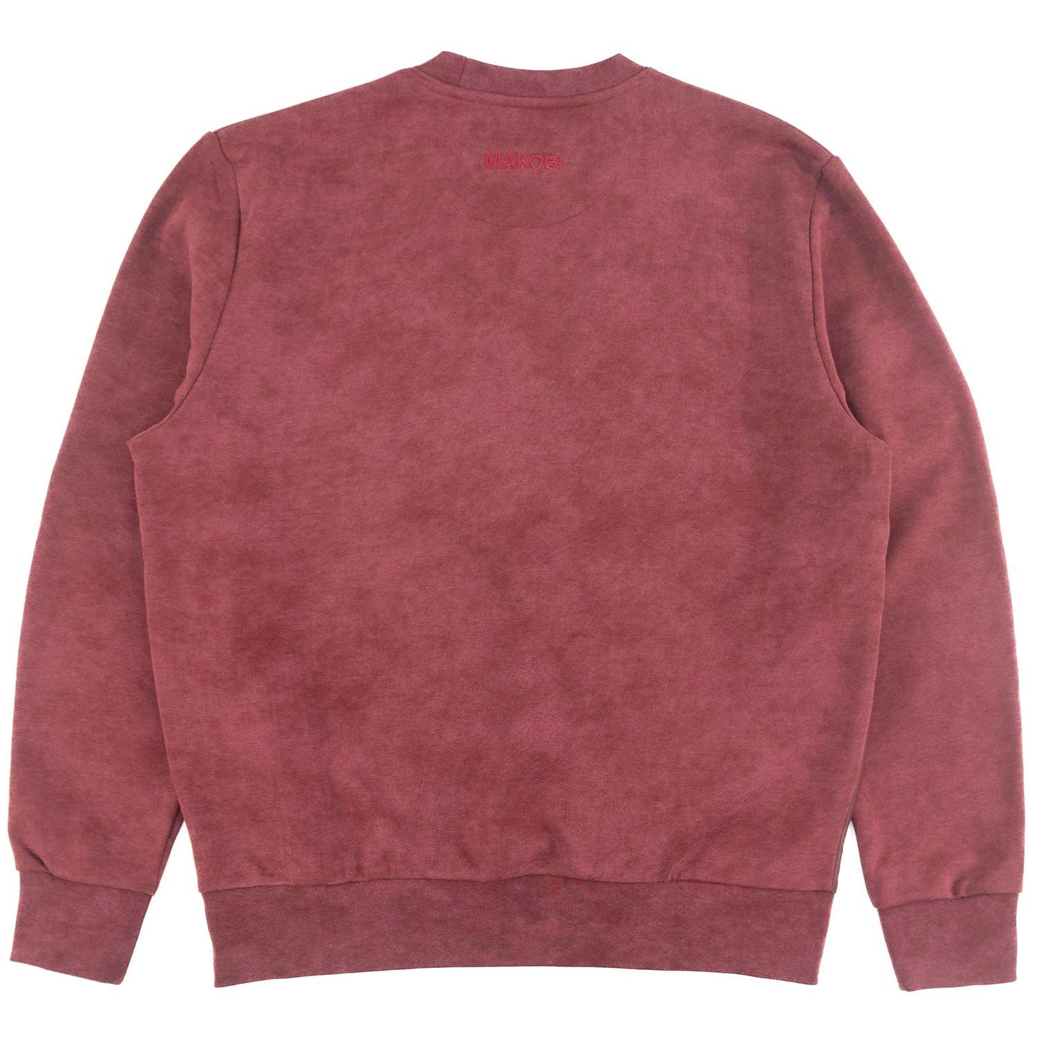 Makobi M4241 Lorenzino Crewneck in Burgundy, view 6