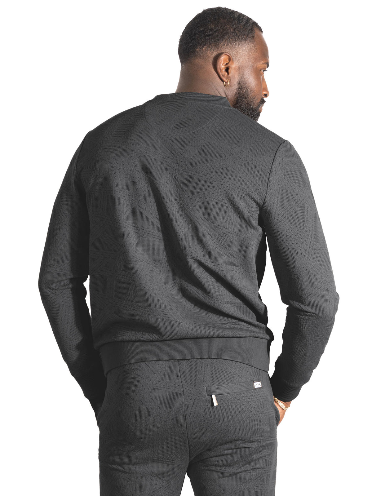F5725 Frost Pakute &amp; Aaye Hoodie Ṣeto - Dudu