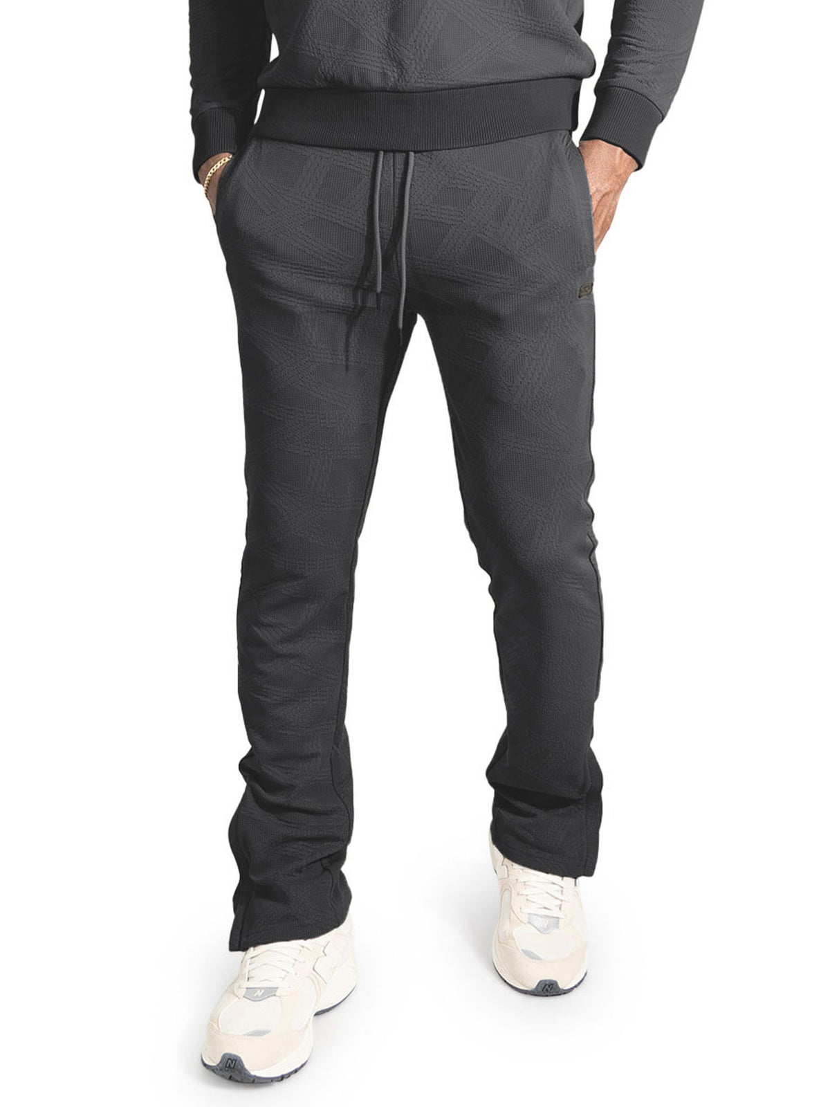 F5725 Frost Pakute &amp; Aaye Hoodie Ṣeto - Dudu