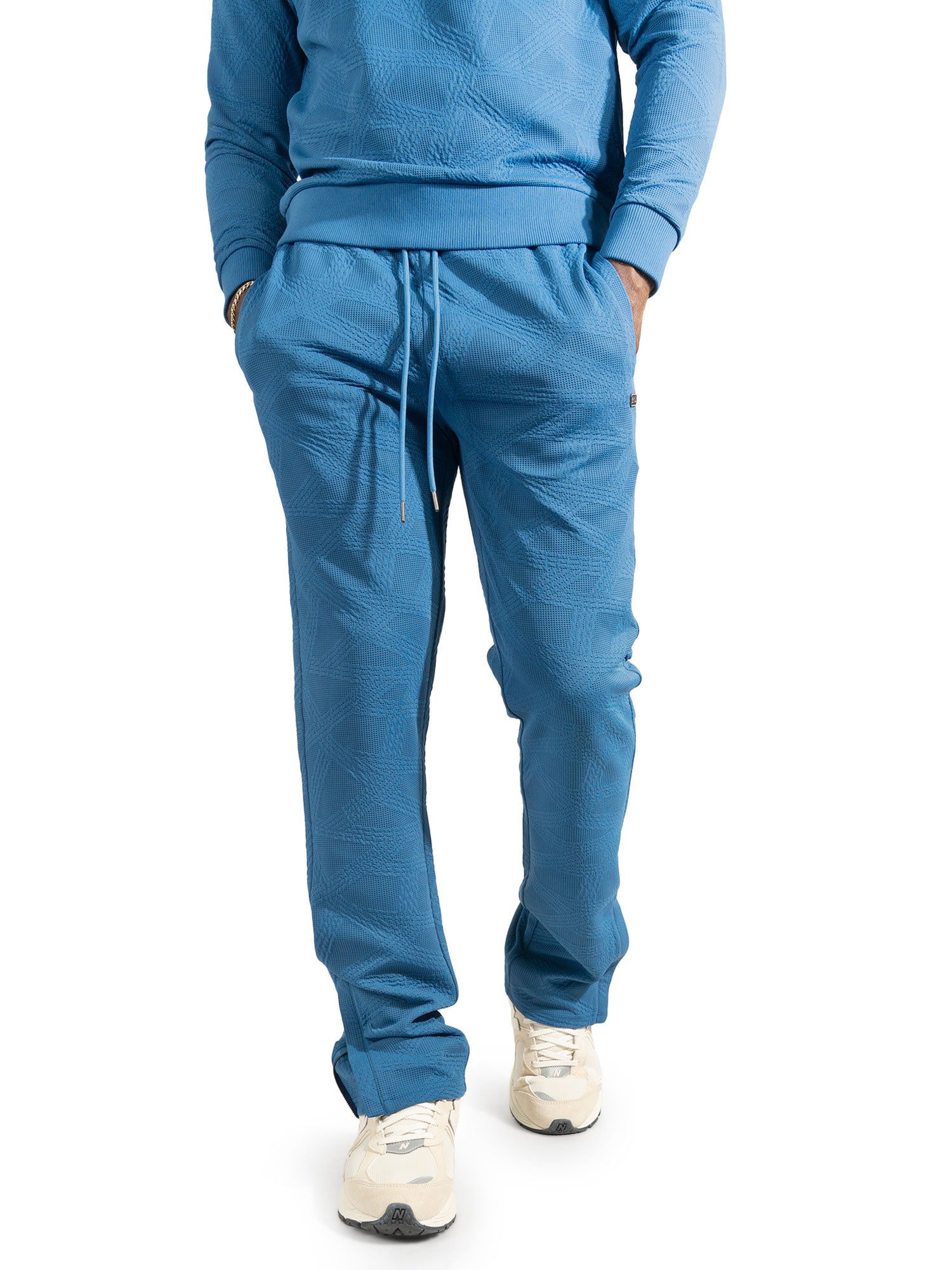 Set | M4247 Bernardi Crewneck Set - Blue