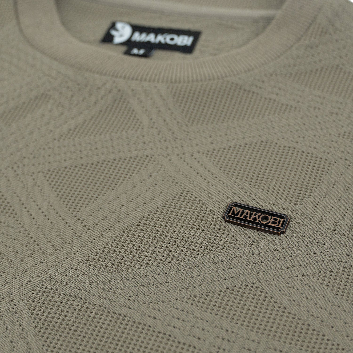 M4247 Bernardi Crewneck Set - Taupe