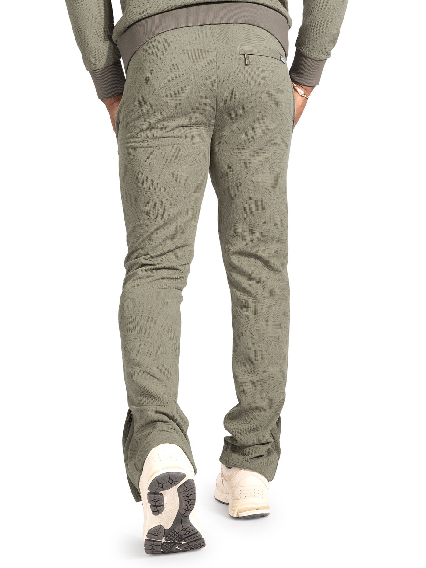 Set | M4247 Bernardi Crewneck Set - Taupe