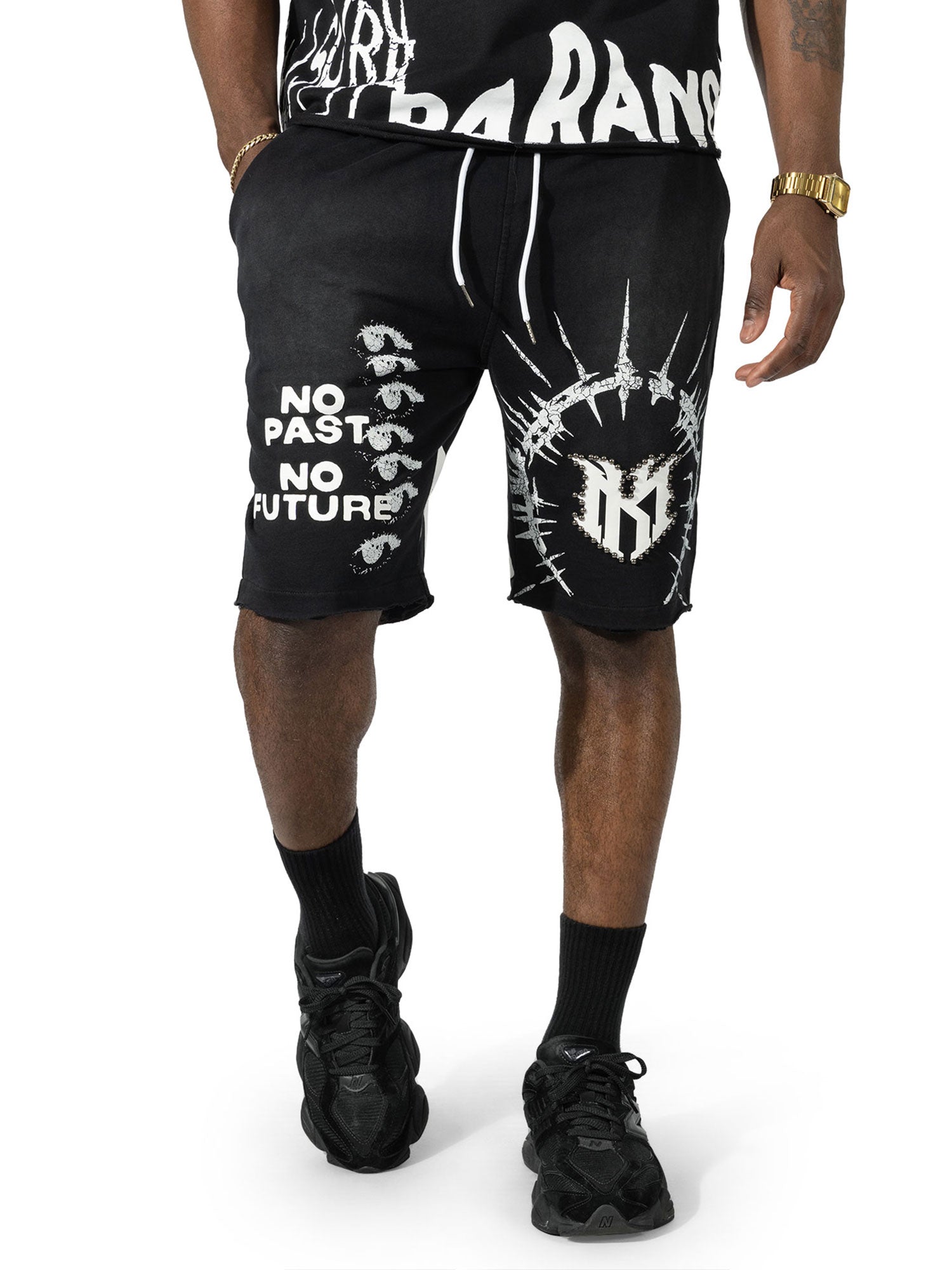Makobi M424 Paranova Short Set in Black, view 4