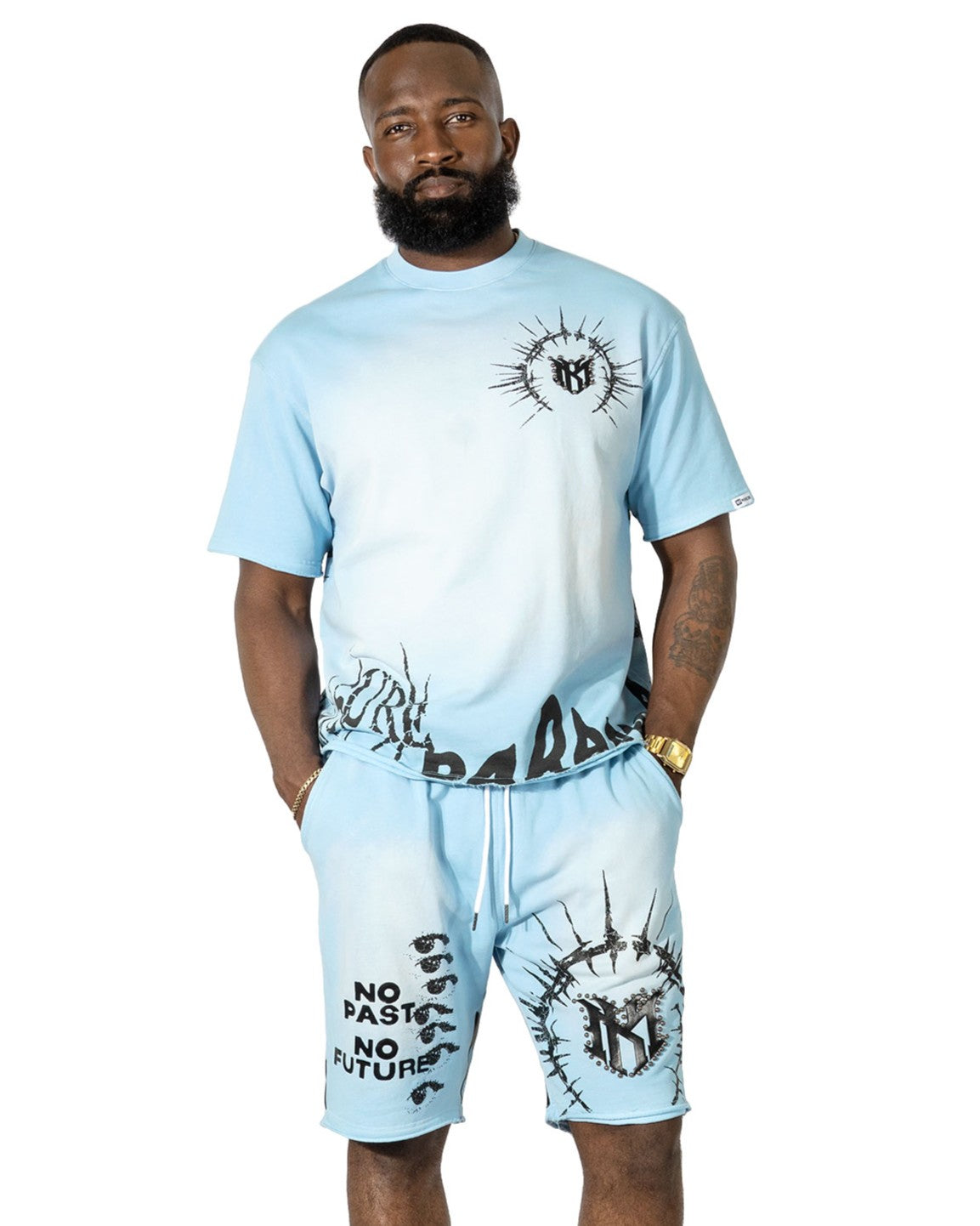 Makobi M424 Paranova Short Set in Blue, view 6