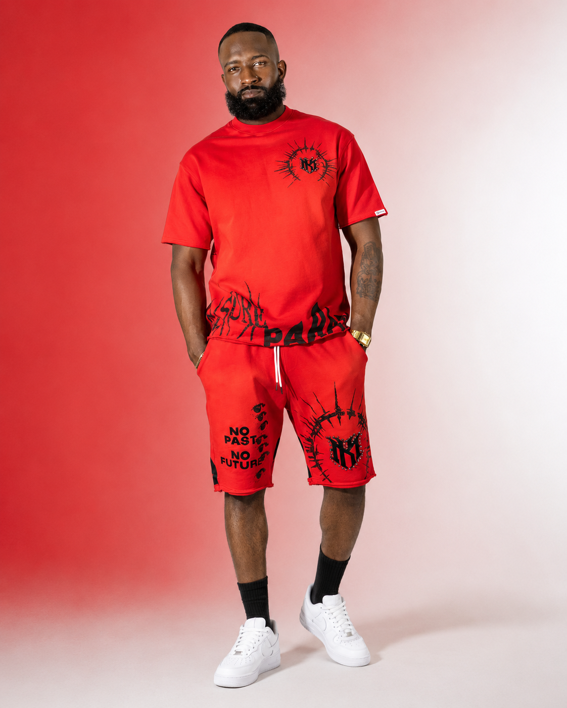 M424 Paranova Short Set - Red
