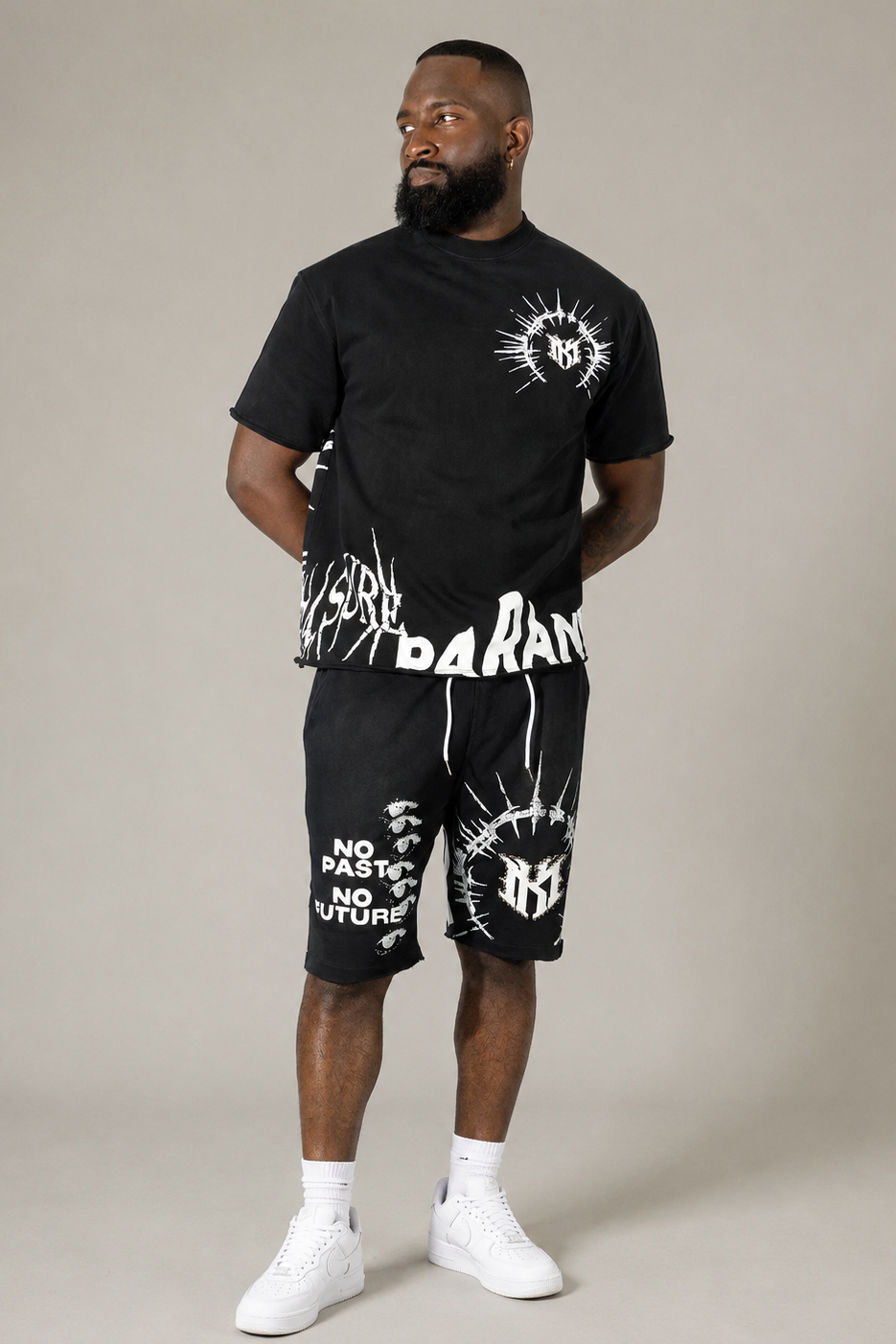Makobi M424 Paranova Short Set in Black