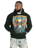 M4262 Atos Pull Over Hoodie - Black