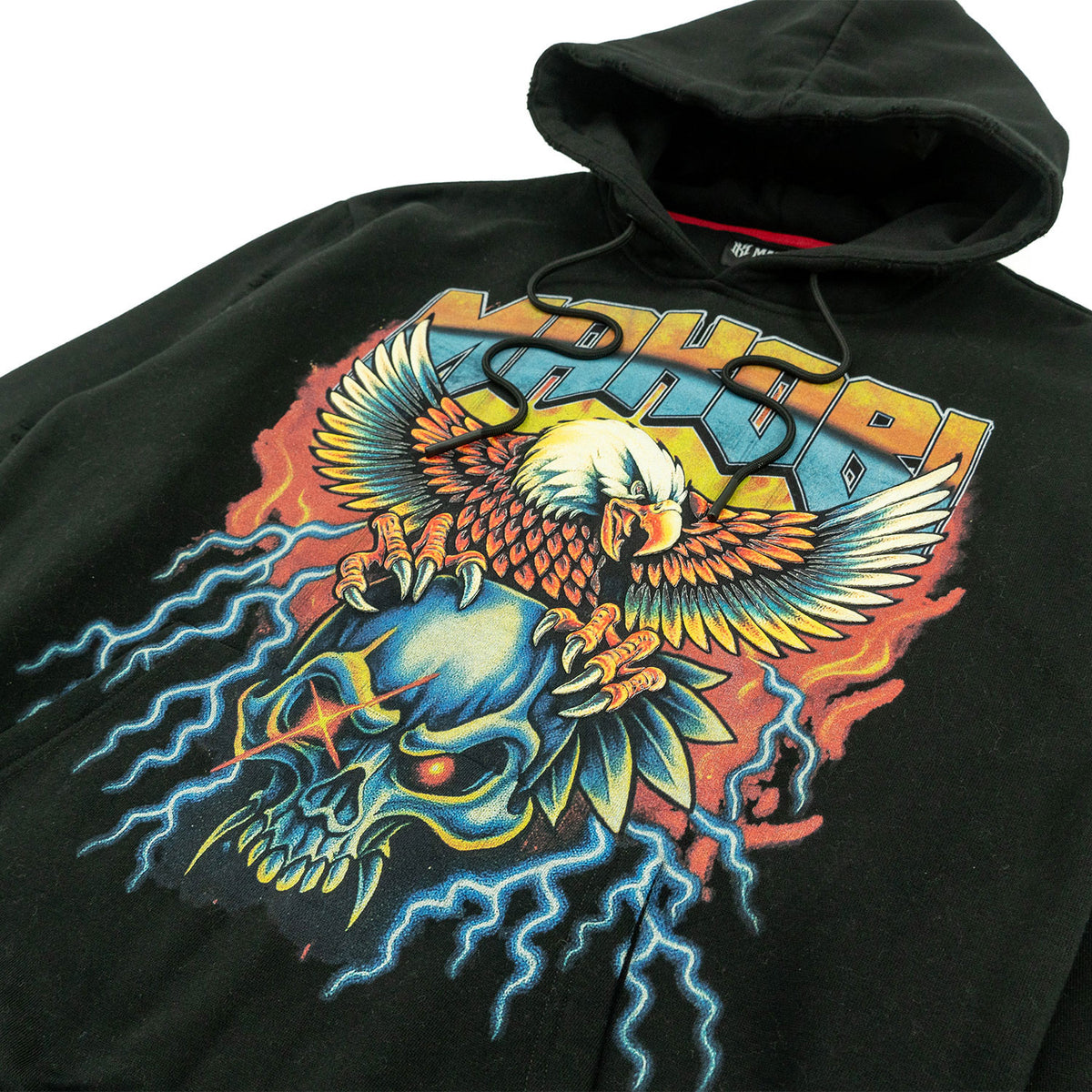 M4262 Atos Pull Over Hoodie - Black